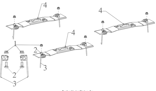 Replacement Parts Diagram and Parts List for 490-110-C197 50/54Inch Cub Cadet Dethatcher